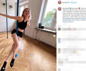  Izabela Kuna tańczy na rurze