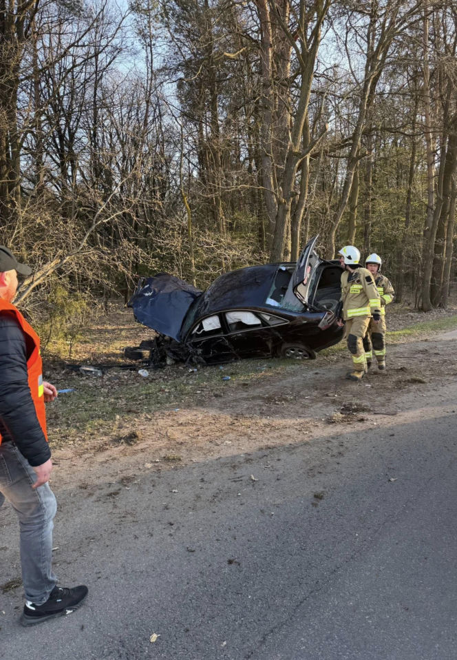 Wypadek w gminie Serokomla