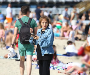 Izabela Trojanowska elegancka nawet na plaży