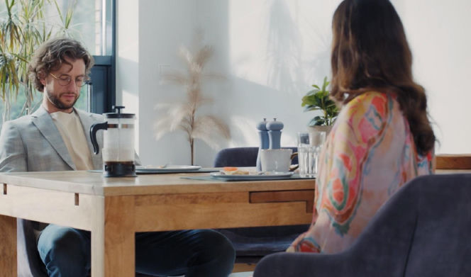 M jak miłość odc. 1896. Kasia (Paulina Lasota), Mariusz (Mateusz Mosiewicz)