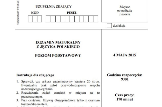matematyka arkusze i odpowiedzi