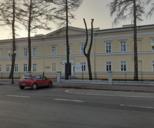 Siedleckie szkoły przy ul. Konarskiego i Prusa i ich okolica w lutym 2021 roku