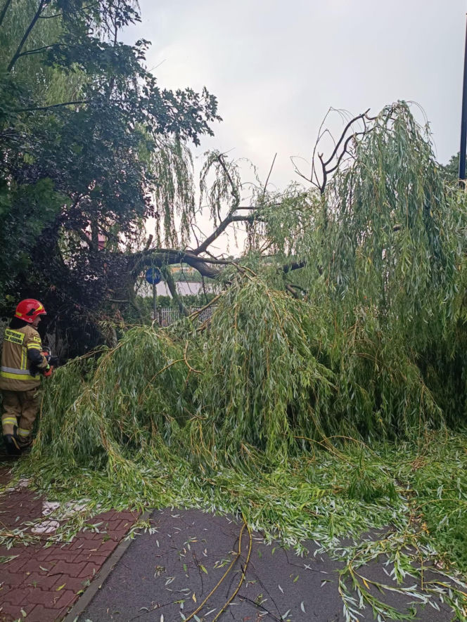 Groźne burze w Świętokrzyskiem (22.06.2026)