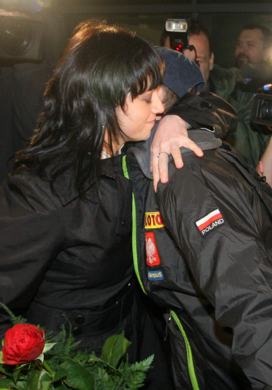 Adam Małysz i Izabela Małysz