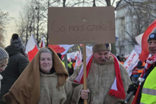 Protest rolników w Warszawie (9.01.2026)