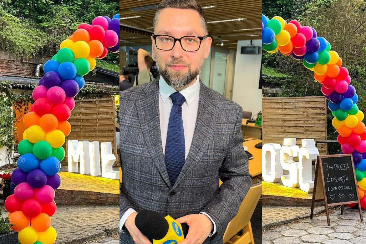 Michał Tracz z "Faktów" TVN wziął gejowski ślub