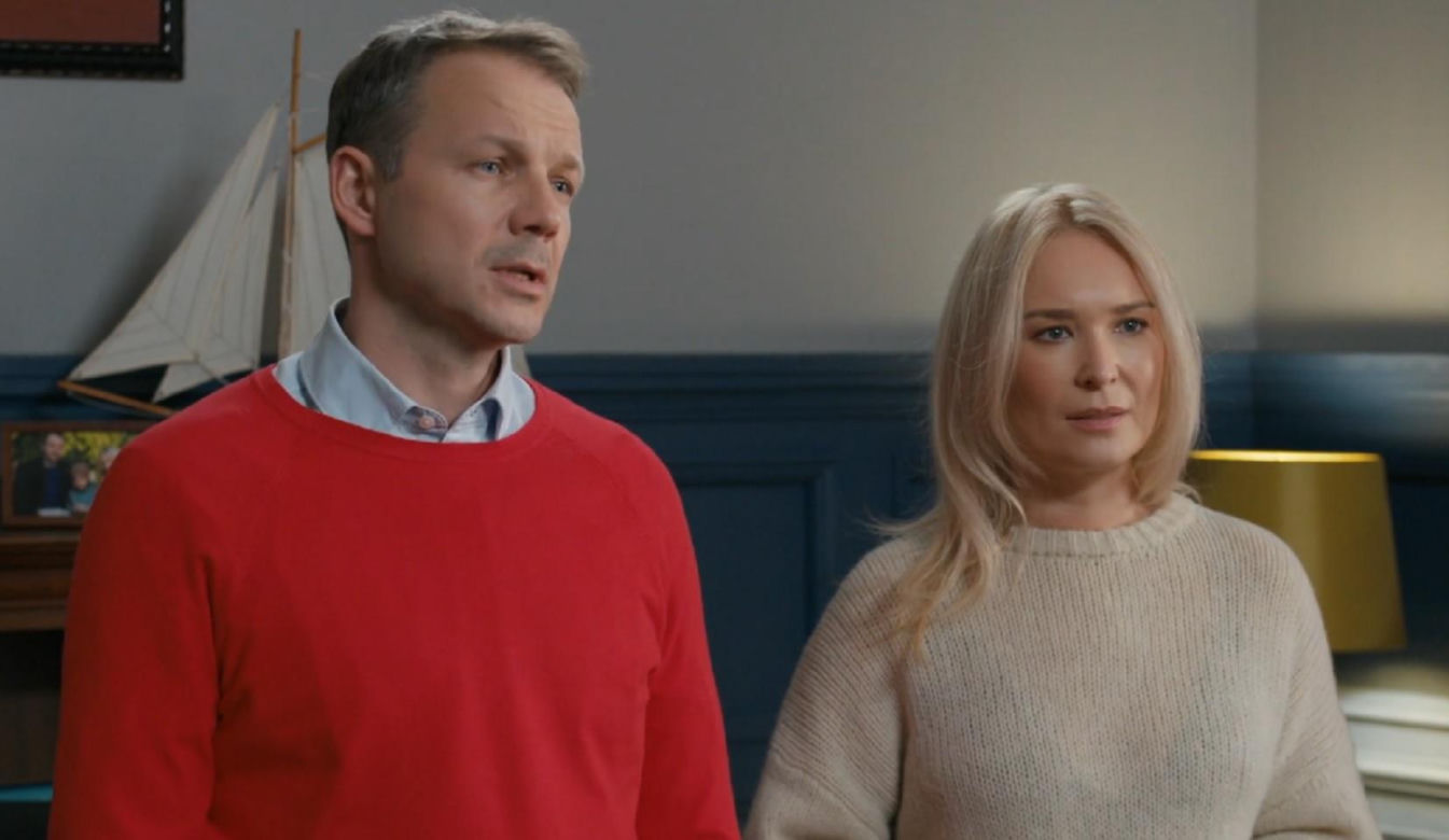 Barwy szczęścia odc. 3382. Bruno (Lesław Żurek), Karolina (Marta Dąbrowska)