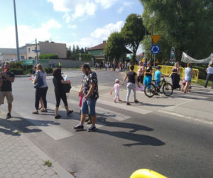 Zobaczcie jak przebiegał protest w Wawrowie. 