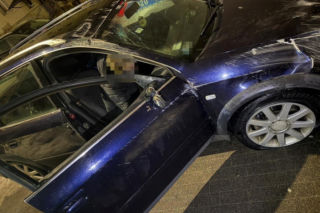 Staranował znak i betonowy kosz. 30-latek miał zaskakujący plan na zmylenie policji