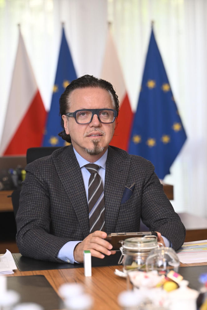 Minister Wojciech Balczun, Hubert Biskupski