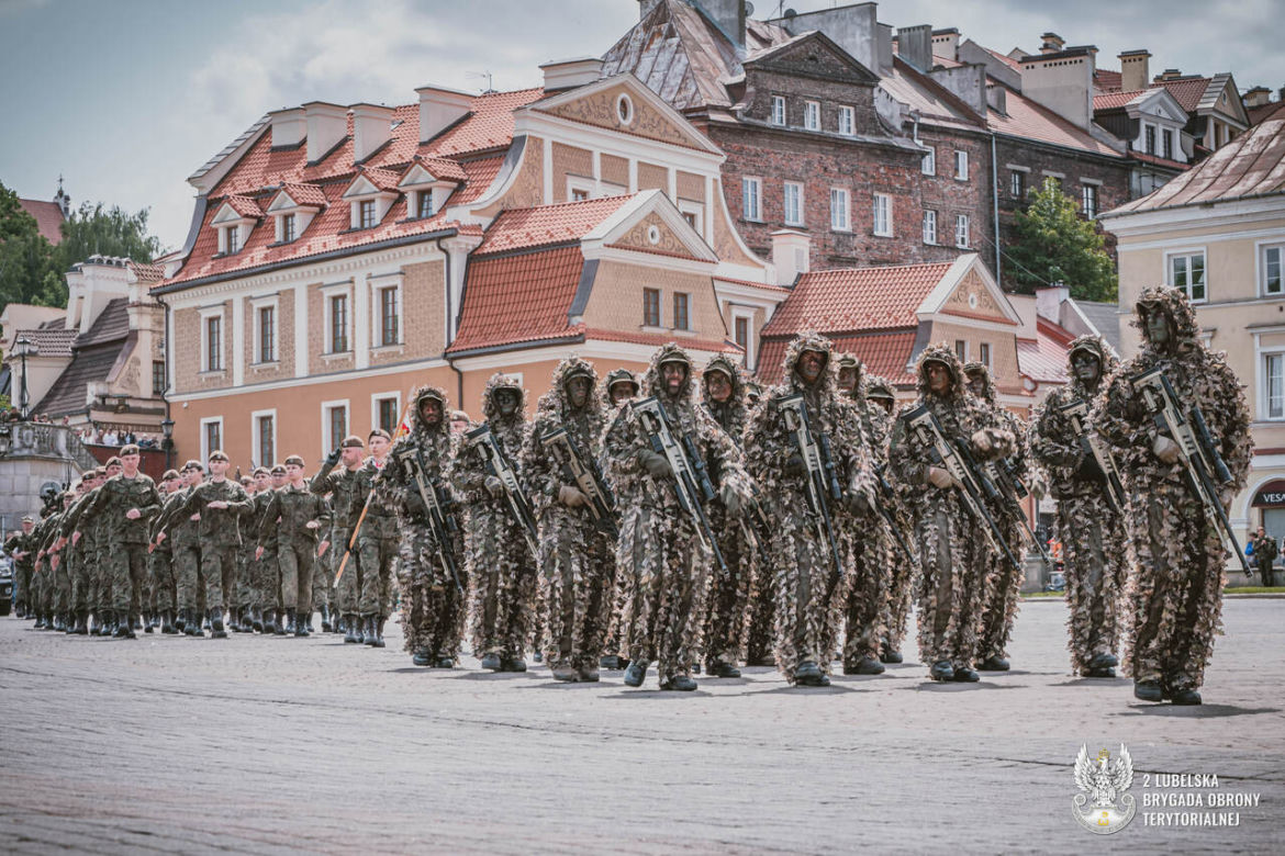 Przysięga terytorialsów i piknik wojskowy w Lublinie