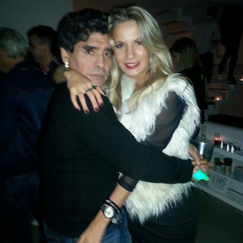 Diego Maradona i Eva Amodeo