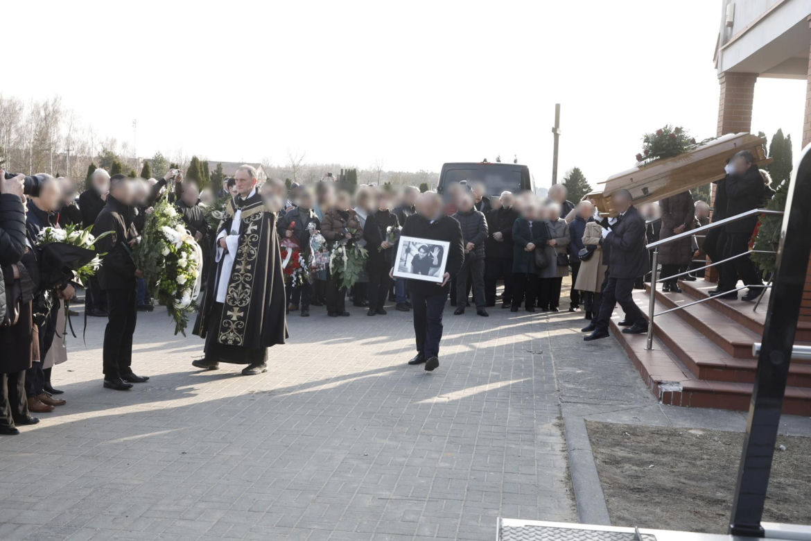 Pogrzeb fotoreportera Adama Chełstowskiego