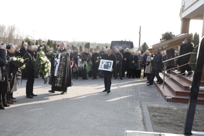 Pogrzeb fotoreportera Adama Chełstowskiego