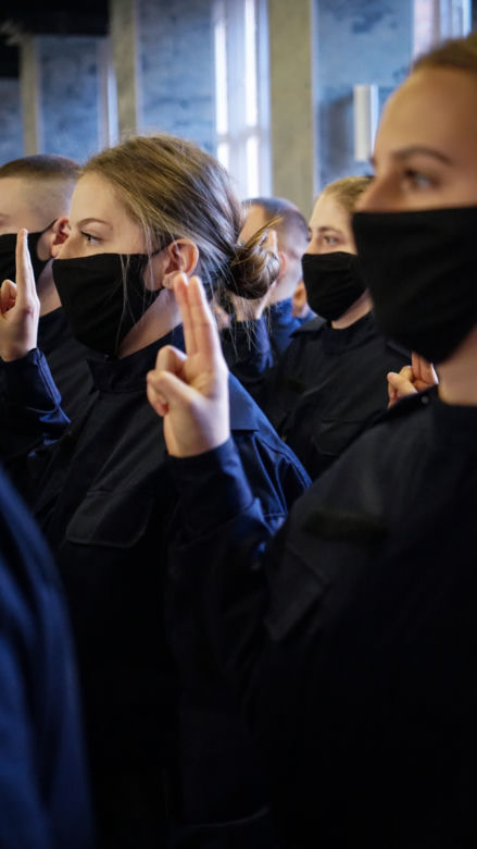 Pomorskie. Ślubowanie nowo przyjętych policjantów