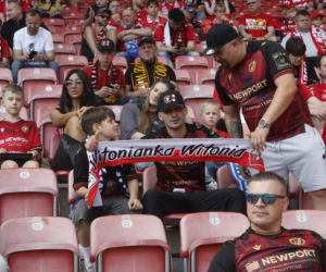 Widzew Łódź - Piast Gliwice: Zdjęcia kibiców i zawodników z meczu 34. kolejki PKO BP Ekstraklasy