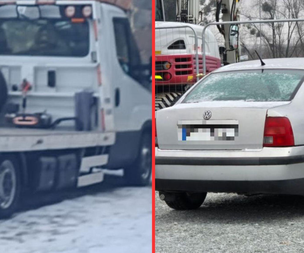 Złodziej kradł auta z parkingu lotniska na lawetę. Jest już w areszcie