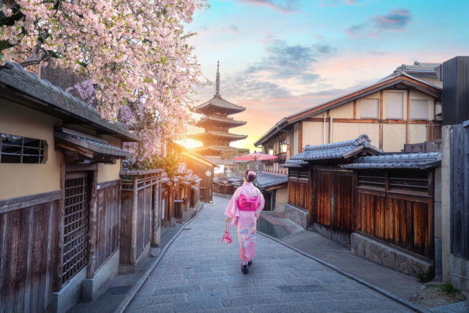 sztuczna inteligencja wybrała 5 najlepszych miejsc na wakacje 2026 - Kioto