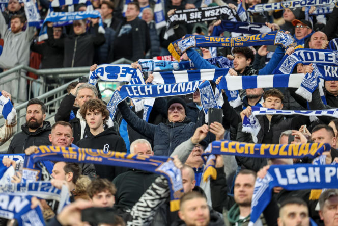 Lech Poznań - Raków Częstochowa: Zdjęcia kibiców z meczu 23. kolejki PKO BP Ekstraklasy