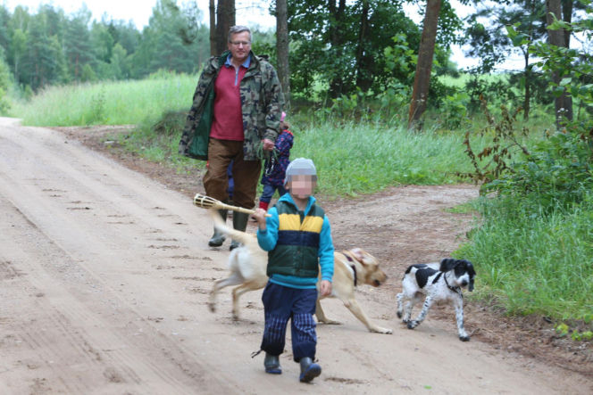 Pieski w Pałacu Prezydenckim