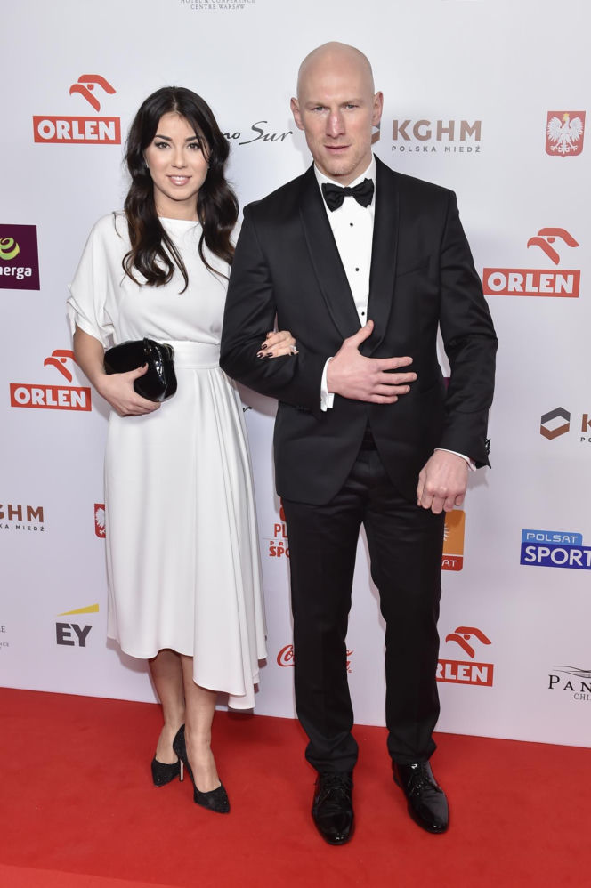 Krzyszof "Diablo" Włodarczyk z żoną