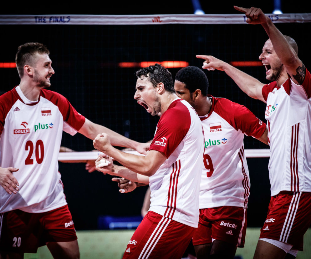 Siatkówka, Liga Narodów, Polska – Słowenia, półfinał, Fabian Drzyzga, Mateusz Bieniek, Bartosz Kurek, Wilfredo Leon