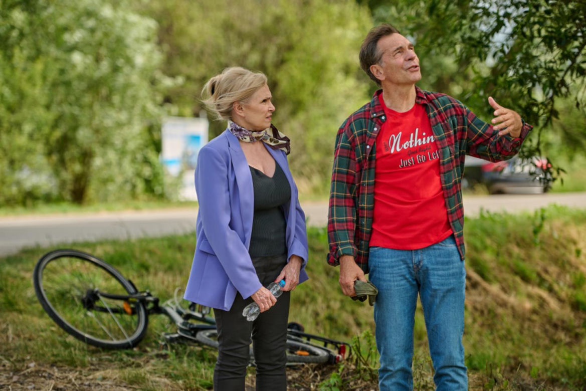 Na Wspólnej odc. 4086. Teresa Boska (Sylwia Wysocka), Edward (Wojciech Skibiński)