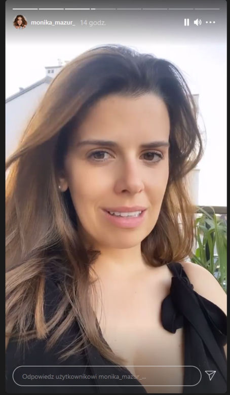 Monika Mazur (Martyna z Na sygnale) na Instagramie