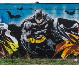 Przy ul. Mieszka I w Siedlcach można podziwiać całą galerię murali i graffiti