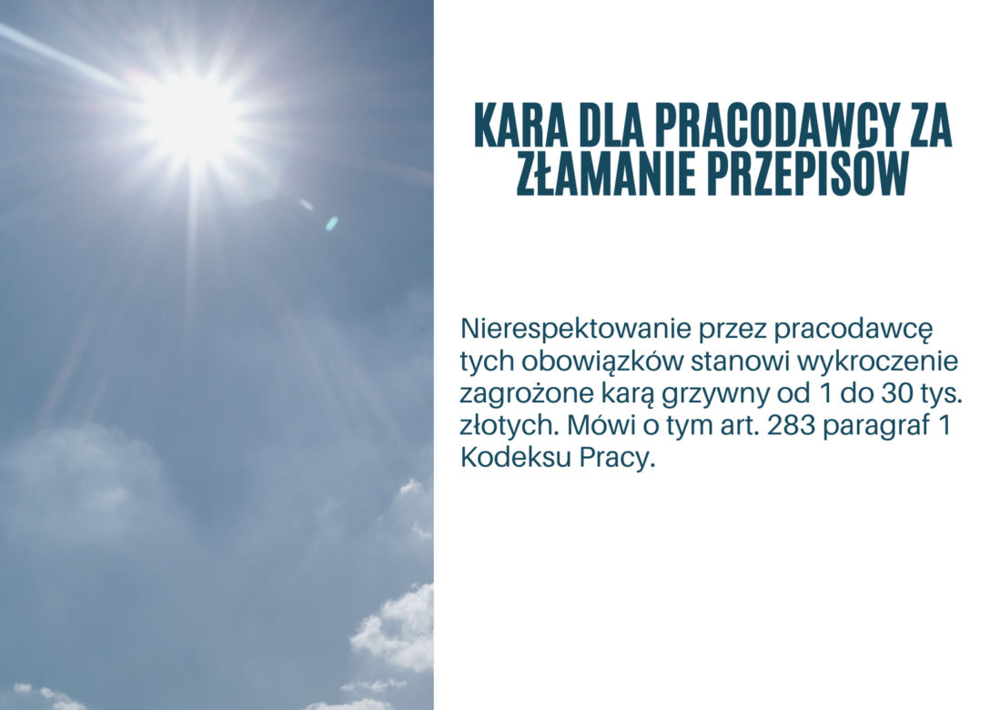 Praca w upale. Co musi zapewnić pracodawca? Jakie przywileje ma pracownik?