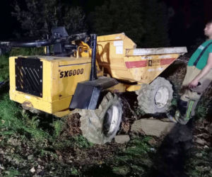 Mystków: Maszyna przygniotła 57-latka. Mężczyzna nie żyje