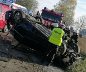 Śmiertelny wypadek w Starej Kiszewie [ZDJĘCIA]