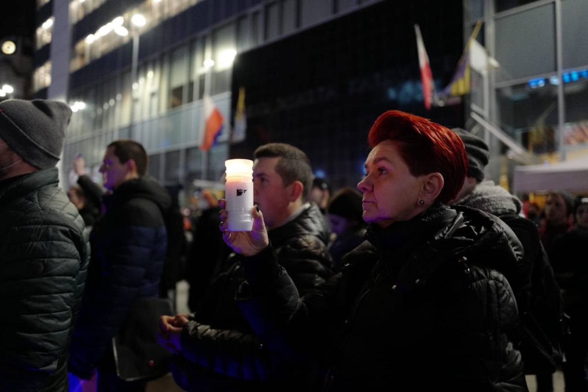 Wojna na Ukrainie. Protest w Katowicach [ZDJĘCIA]