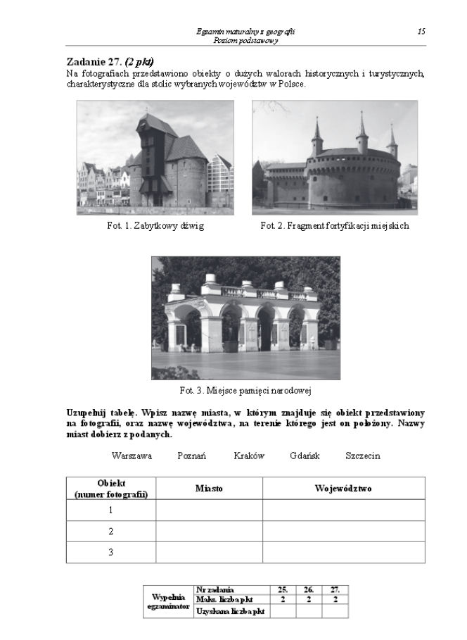 Arkusz geografia podstwowy matura 2014