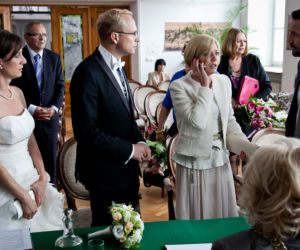 PRZEPIS na ŻYCIE 4, odc. 1. Beata (Maja Ostaszewska), Andrzej (Piotr Adamczyk), Pola (Edyta Olszówska), Tadeusz (Bartłomiej Świderski)