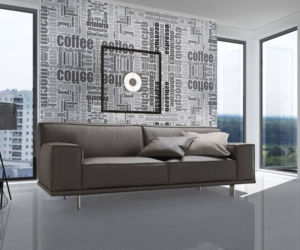 Nowoczesna szara sofa