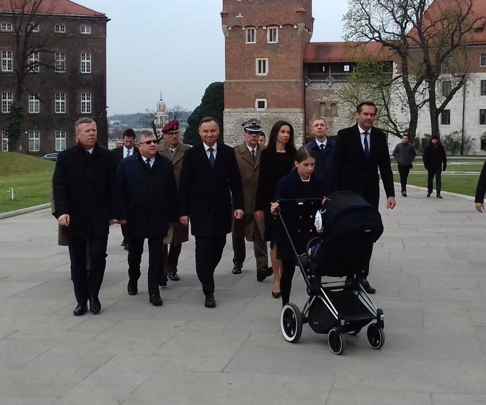 Prezydent Duda, Marta Kaczyńska, jej rodzina i goście