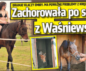 Zachorowała po sesji z Waśniewską