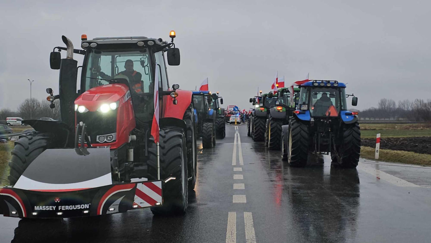 Protest rolników z Podkarpacia w Przeworsku