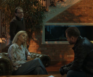W rytmie serca 2 odcinek 3 (odc. 16) Edward (Artur Żmijewski), Olga (Małgorzata Foremniak), Bogdan (Zbigniew Zamachowski)