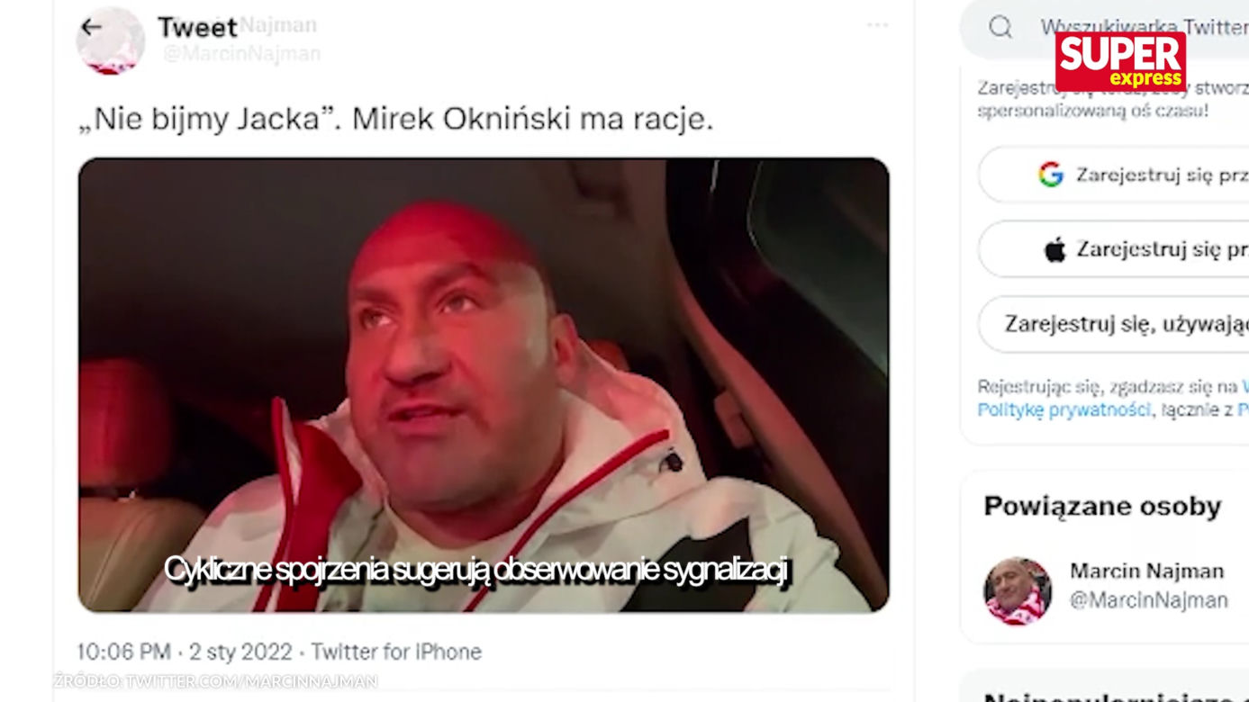 Marcin Najman jeździł autem mimo zakazu