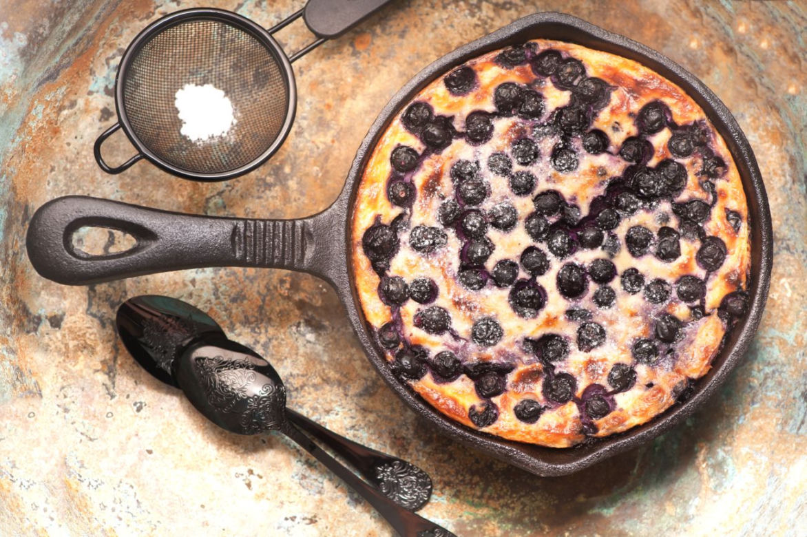 Omlet z borówkami amerykańskimi