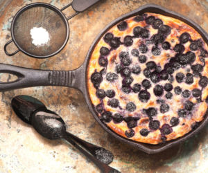 Omlet z borówkami amerykańskimi