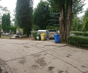 Nowe kontenery na cmentarzach przed Wszystkimi Świętymi