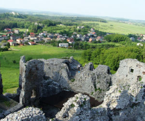 To najpiękniejszy zamek w województwie śląskim. Znajduje się w malowniczej wsi