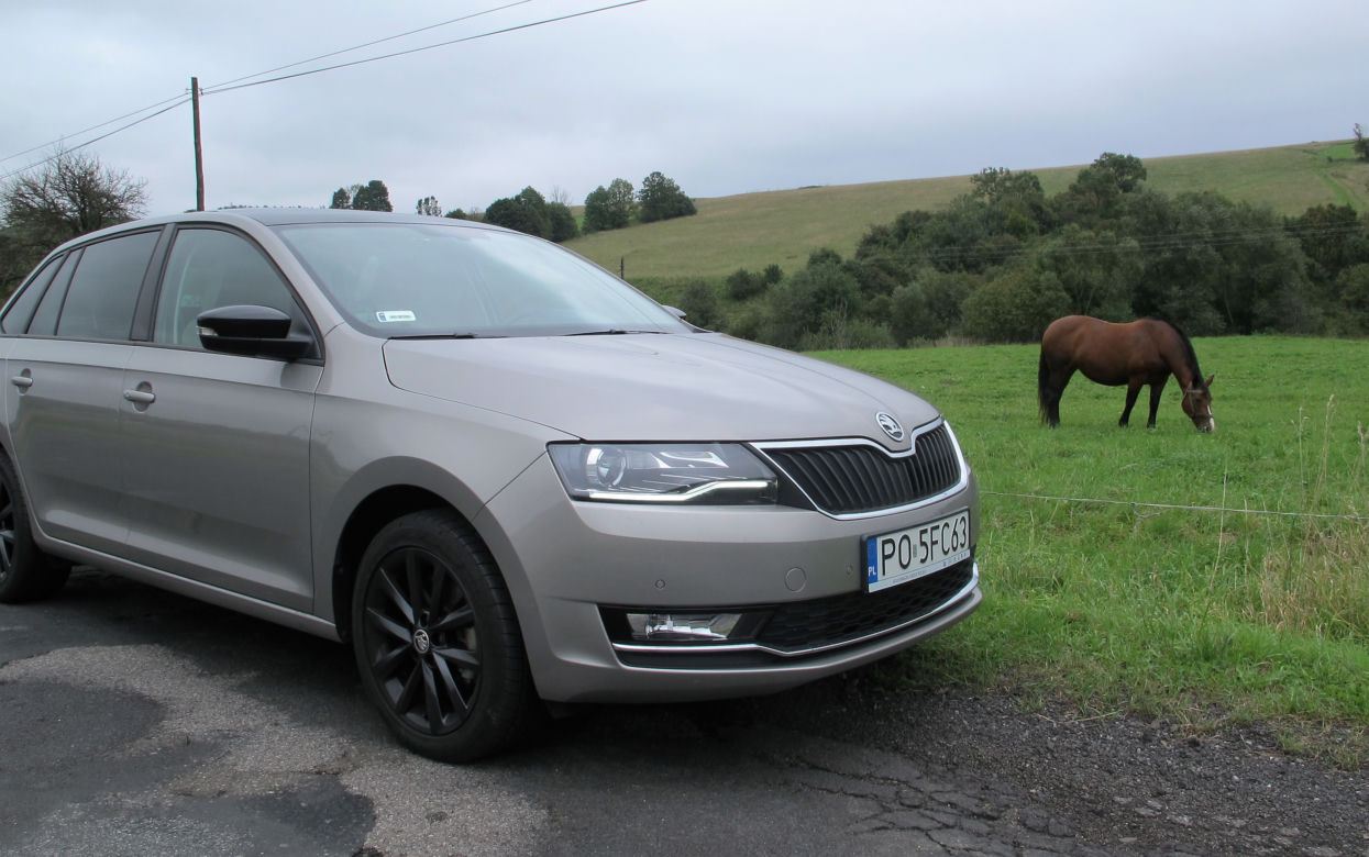 Skoda Rapid w Bieszczadach 