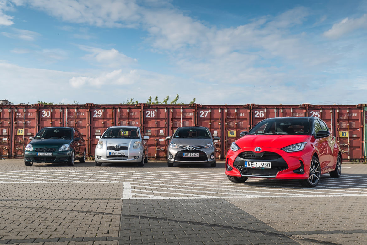 Toyota Yaris - cztery generacje auta segmentu B