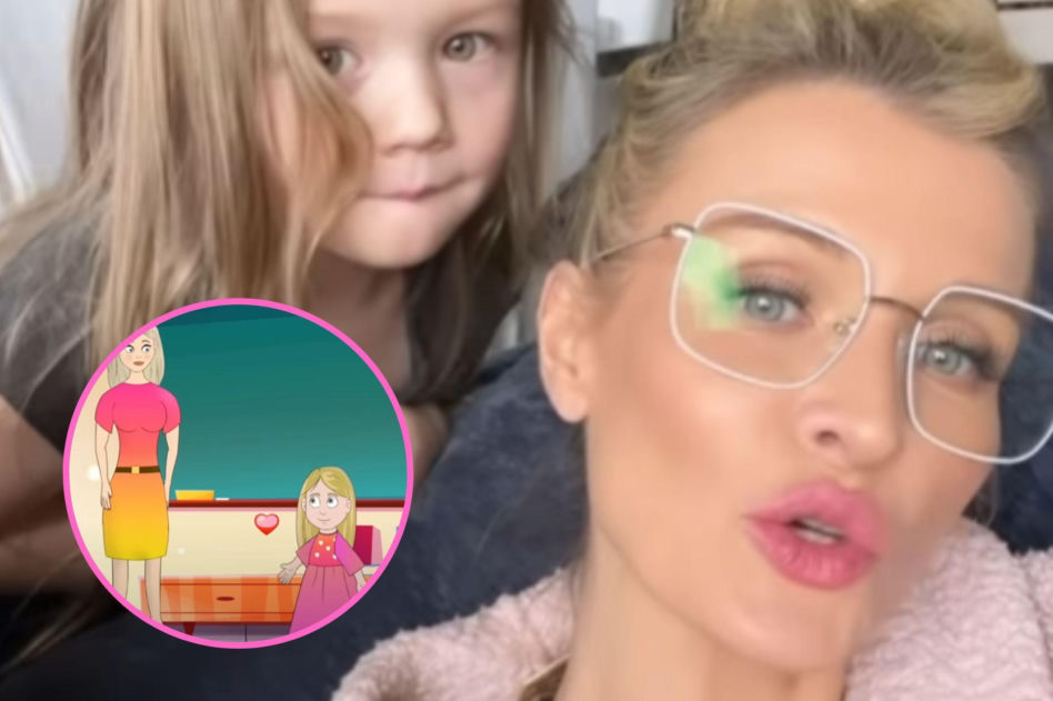 Joanna Krupa i jej 4-letnia córka Asha