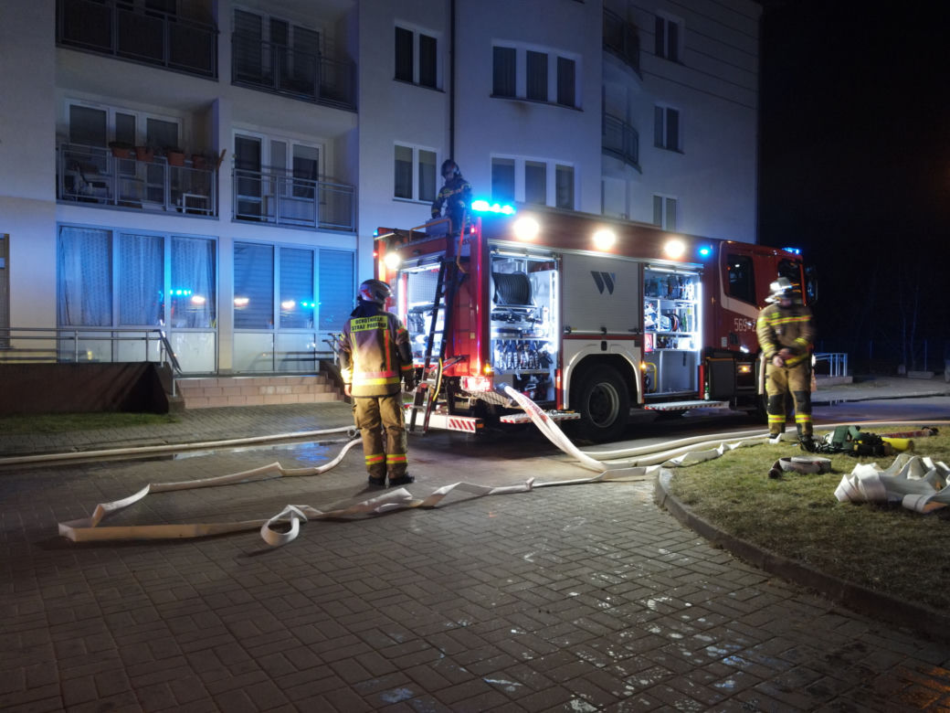 Potężny wybuch pod Warszawą. Ewakuowanych ponad 40 osób