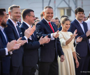Marta Nawrocka na rocznicy zaprzysiężenia męża